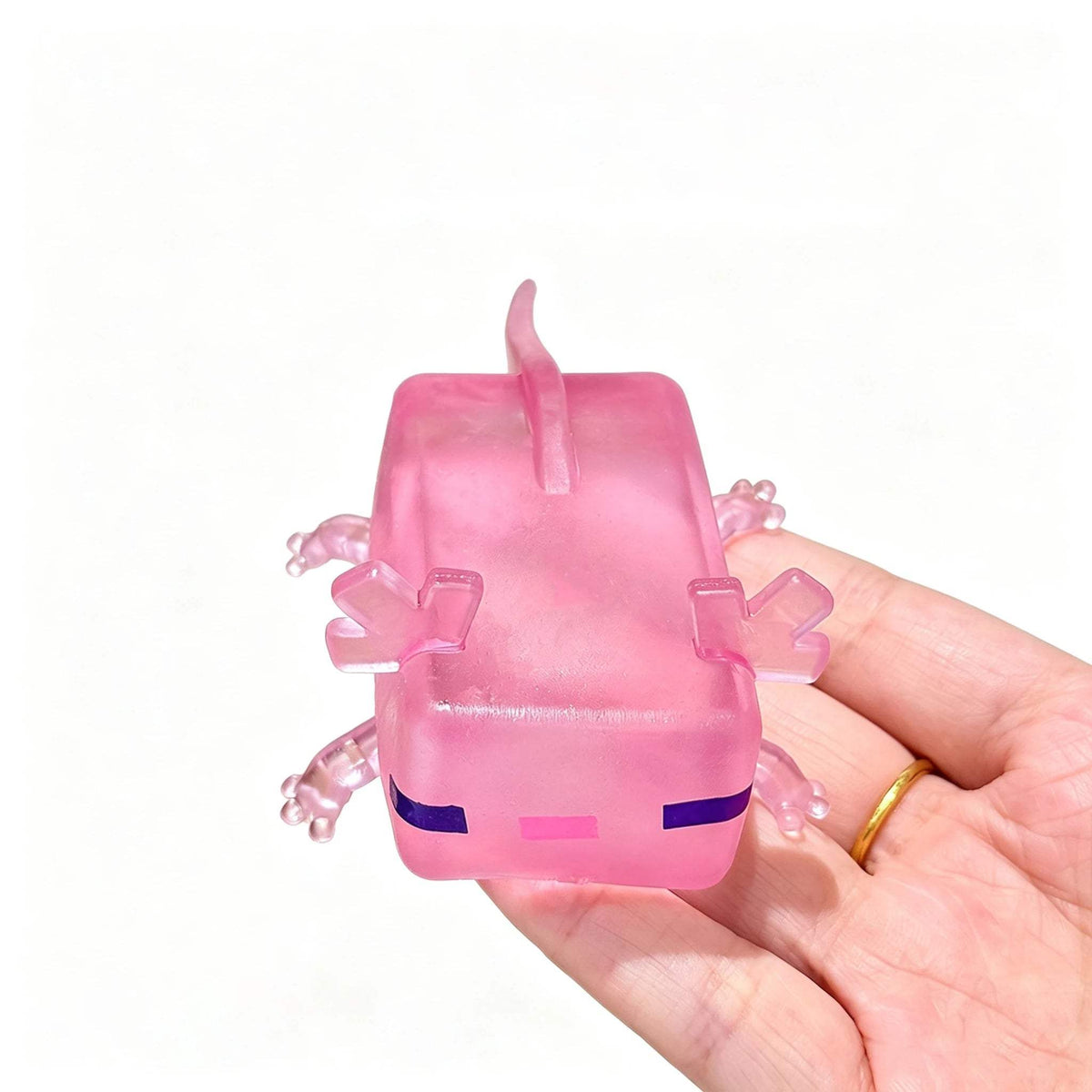 Cube Axolotl Squishy | Slow Rising | Toylandeu™