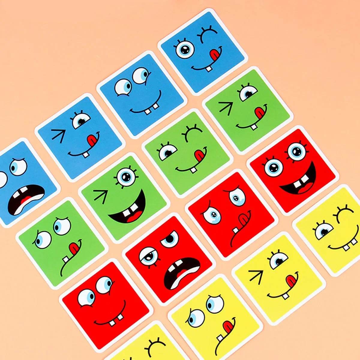 Cube Face Change Building Blocks Wood Puzzle Montessori Gift - ToylandEU