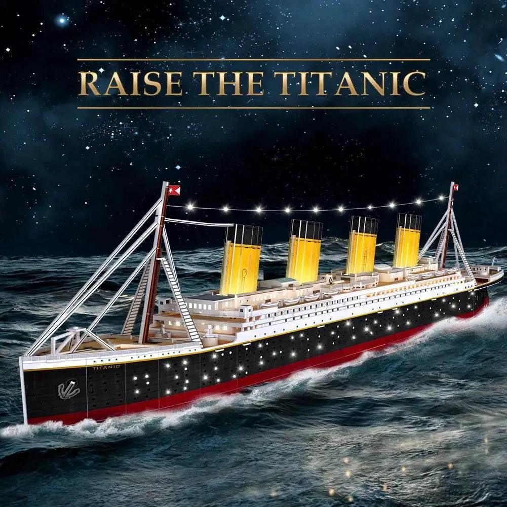  CubicFun 3D Puzzles Ship LED Pirate Ship Model Jigsaw -  ToylandEU™