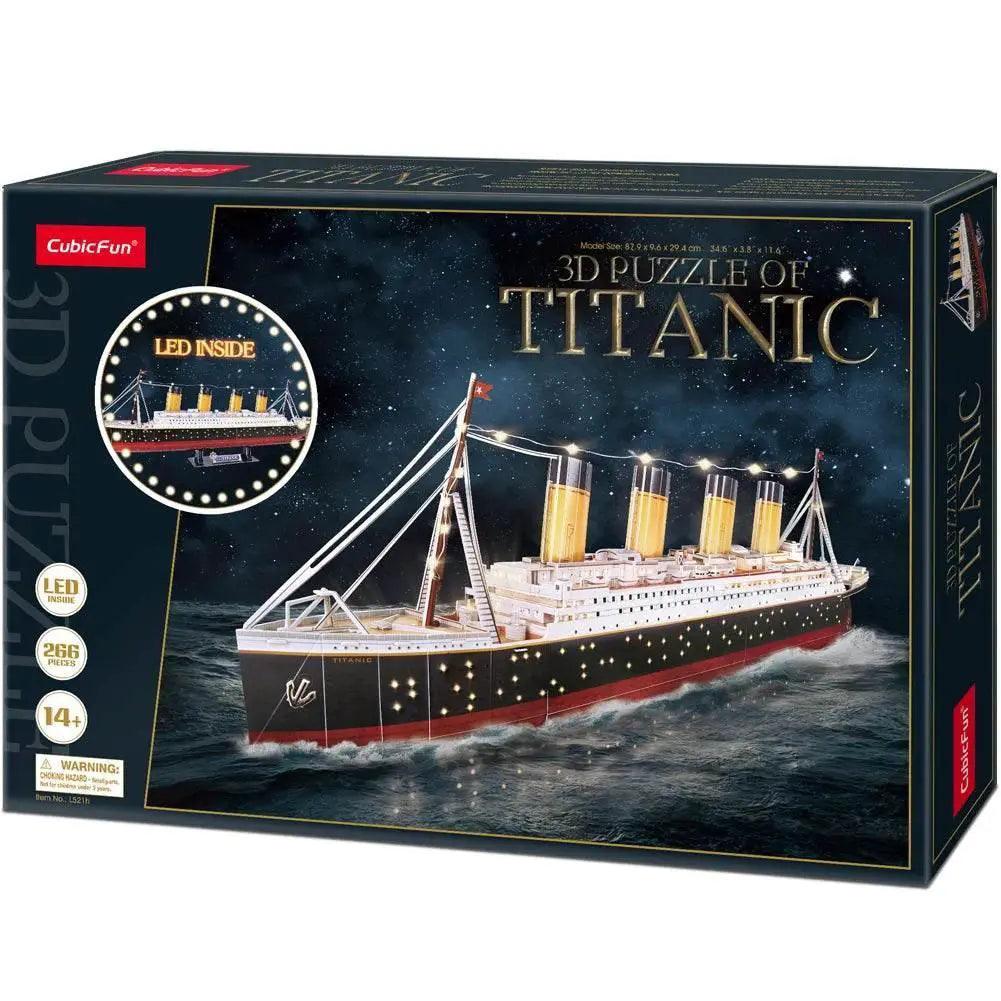  CubicFun 3D Puzzles Ship LED Pirate Ship Model Jigsaw -  ToylandEU™