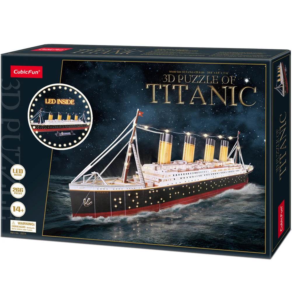 CubicFun 3D Puzzles Ship from PL US RU LED Pirate Model - ToylandEU