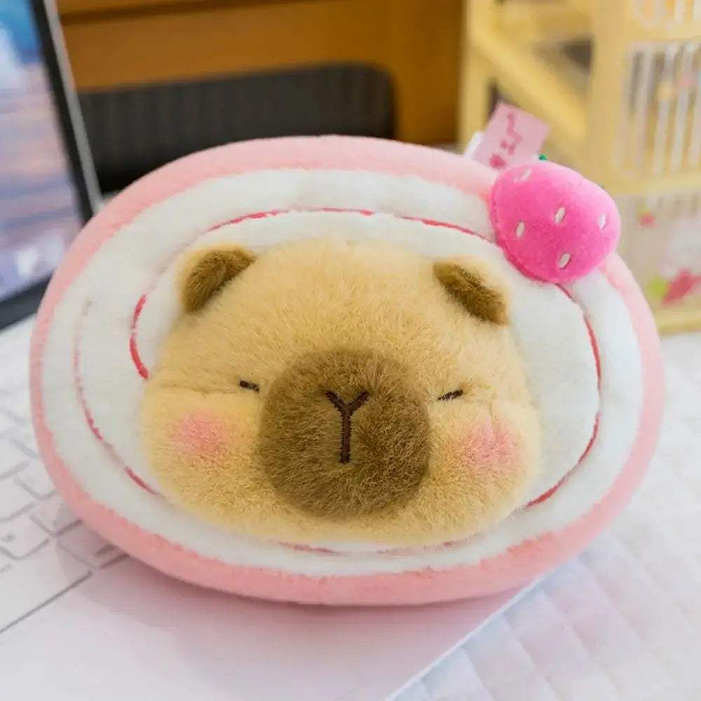 Cuddly Capybara Plush Toy Soft Brown Stuffed Animal - ToylandEU