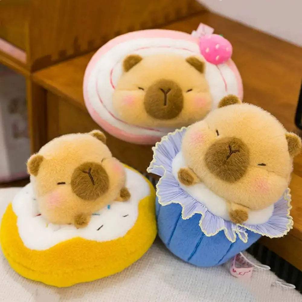 Cuddly Capybara Plush Toy Soft Brown Stuffed Animal - ToylandEU