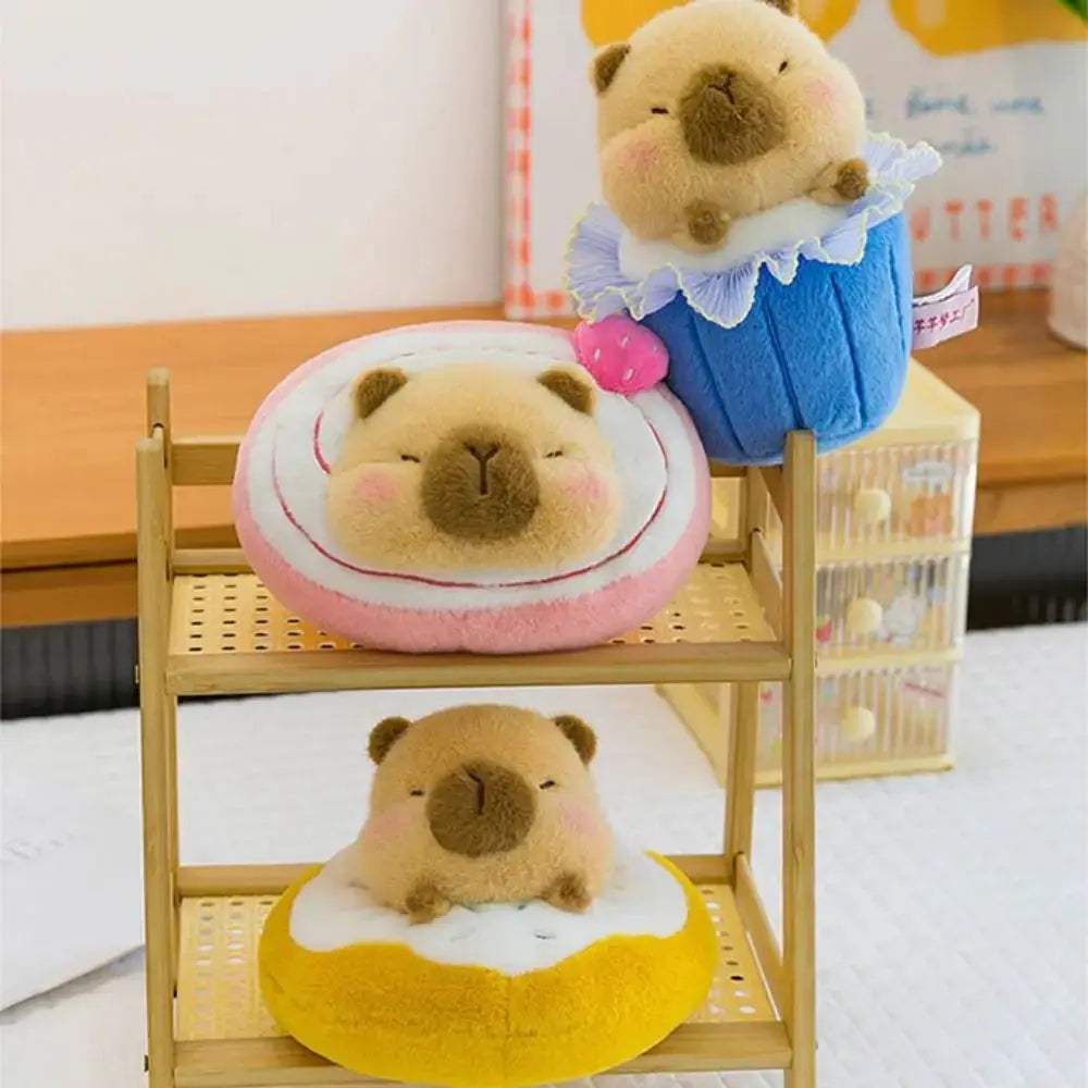 Cuddly Capybara Plush Toy Soft Brown Stuffed Animal - ToylandEU
