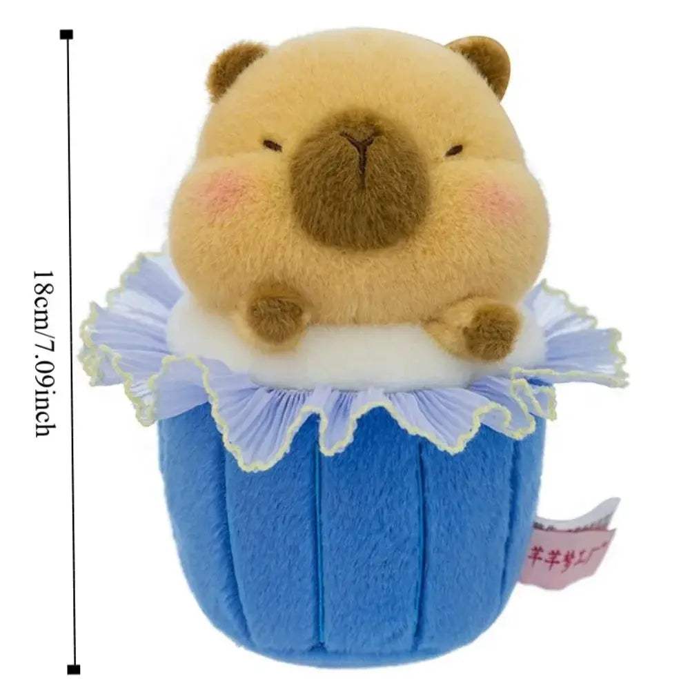Cuddly Capybara Plush Toy Soft Brown Stuffed Animal - ToylandEU