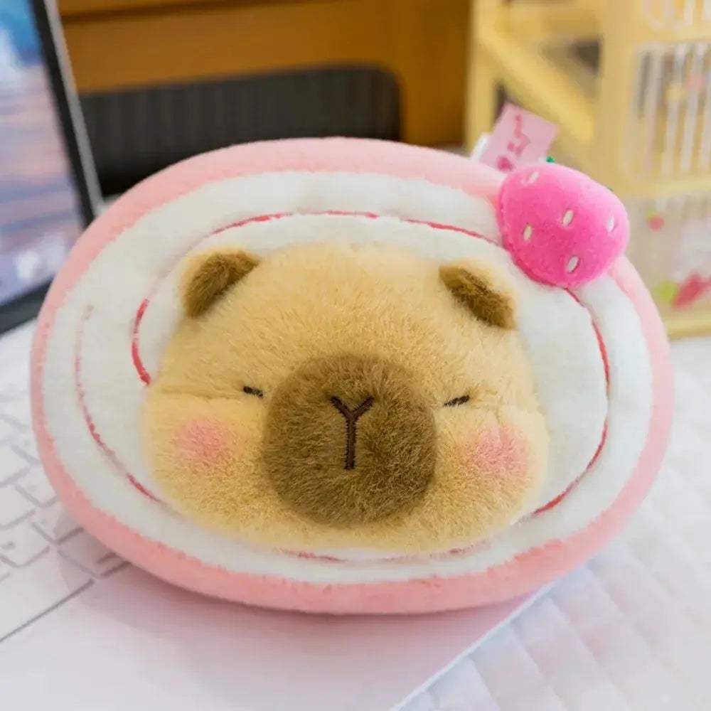 Cuddly Capybara Plush Toy Soft Brown Stuffed Animal - ToylandEU