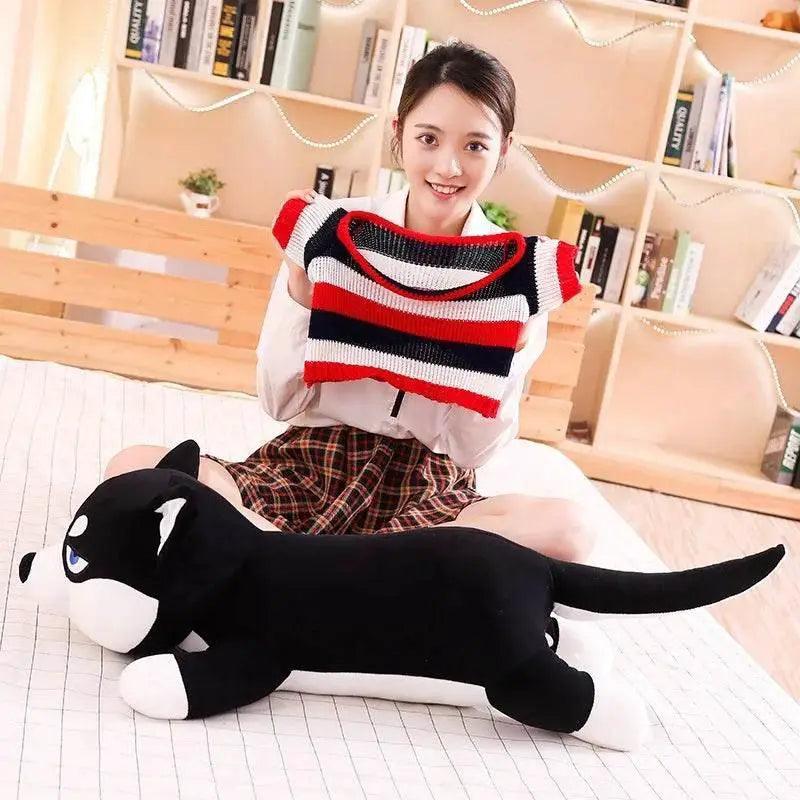  Cuddly Husky Plush Stuffed Toy 80cm Toyland EU -  ToylandEU™