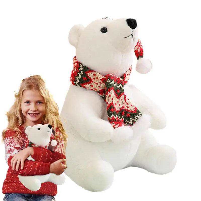 Cuddly Kawaii Polar Bear Plush Toy - Perfect Holiday Gift for Kids - ToylandEU