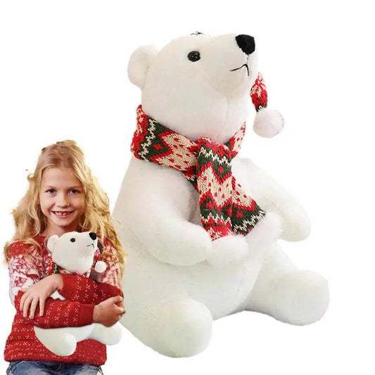 Cuddly Kawaii Polar Bear Plush Toy - Perfect Holiday Gift for Kids - ToylandEU