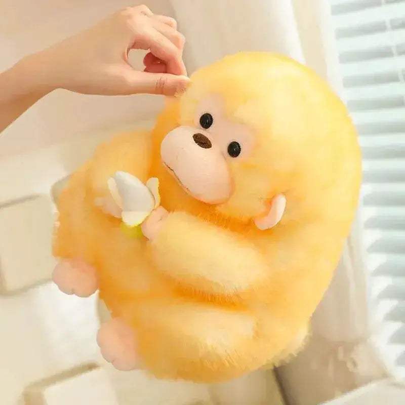  Cuddly Plush Monkey Toy With Banana - Perfect Gift 30cm -  ToylandEU™