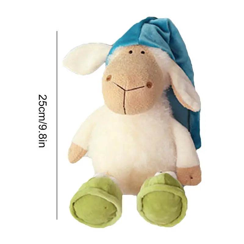 Cuddly Sleepy Lamb Plush Toy - Ideal Comfort Gift for Kids - ToylandEU
