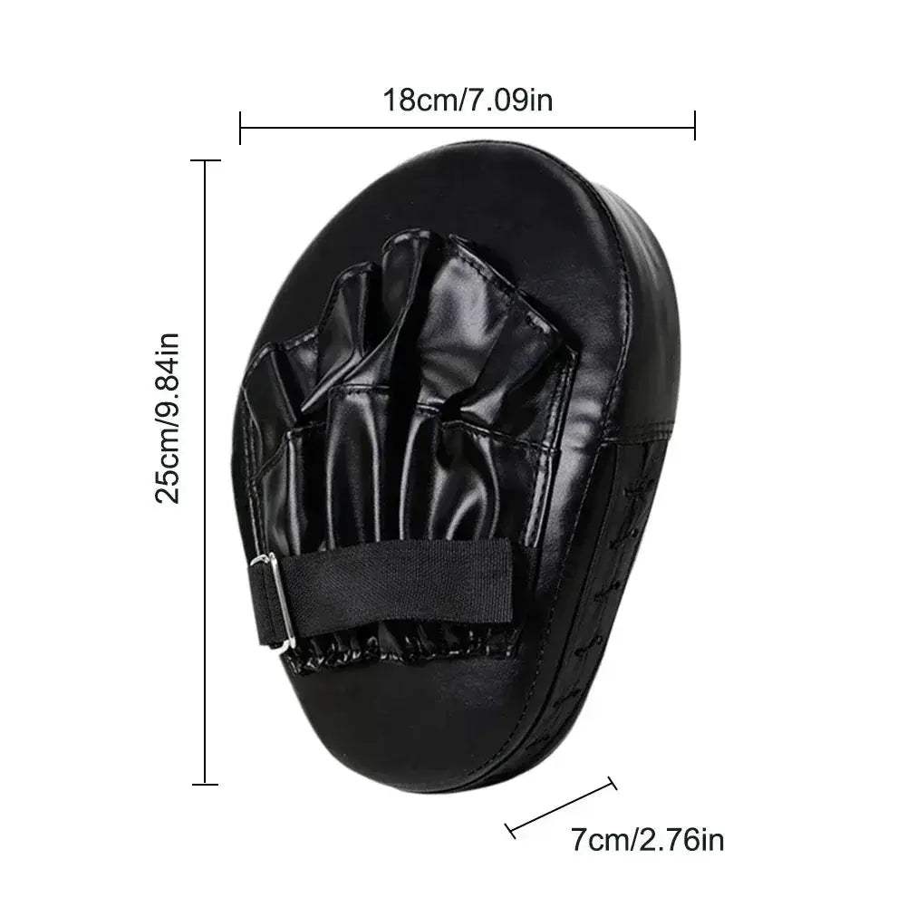 Curved Boxing Mitts PU Leather Hand Target Pads For Training - ToylandEU