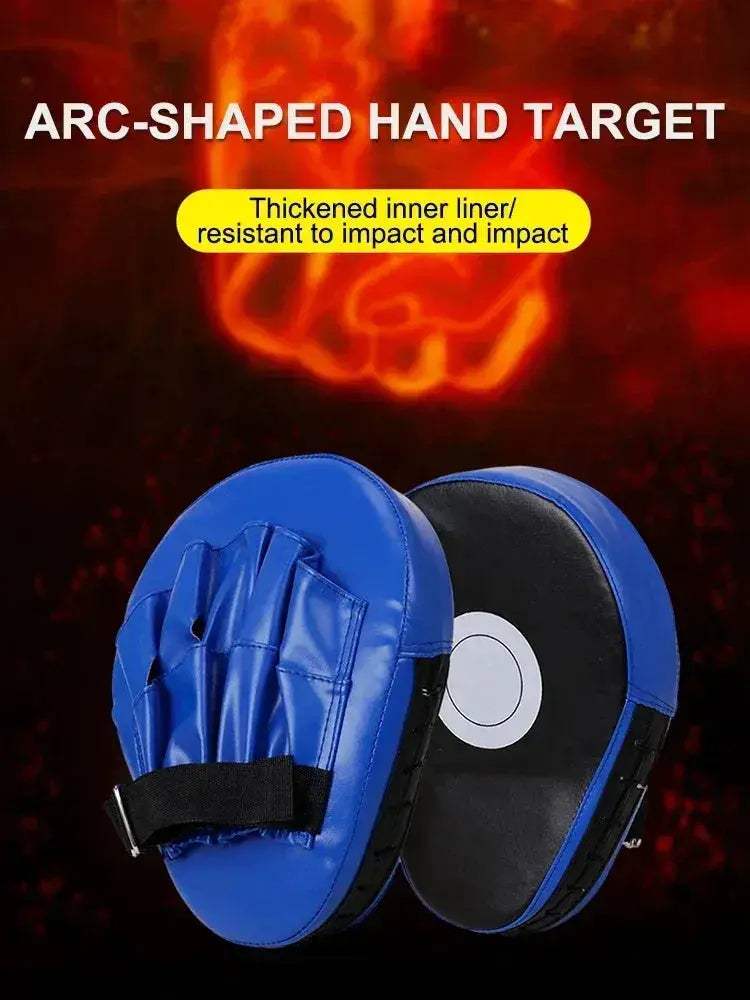Curved Boxing Mitts PU Leather Hand Target Pads For Training - ToylandEU