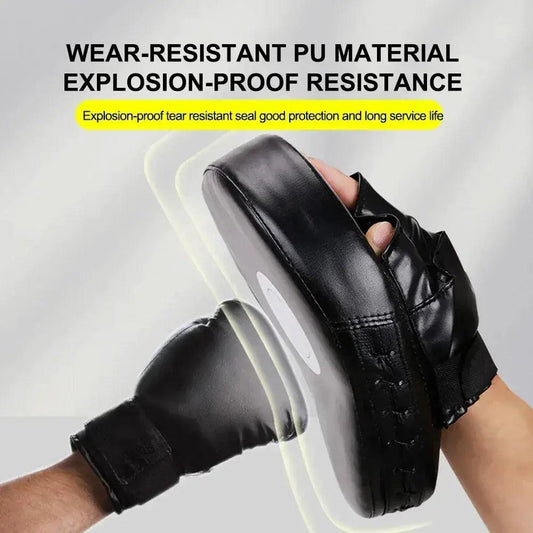  Curved Boxing Mitts Premium PU Leather Hand Target Pads -  ToylandEU™