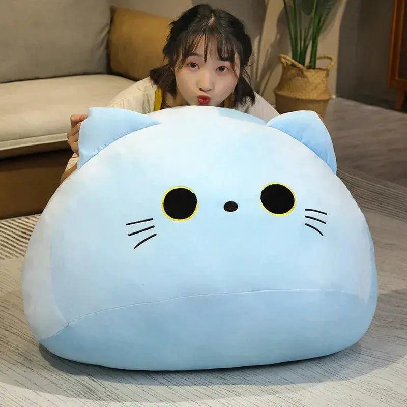  Kawaii Black Cat Plush Nap Pillow Cushion For Kids Soft -  ToylandEU™