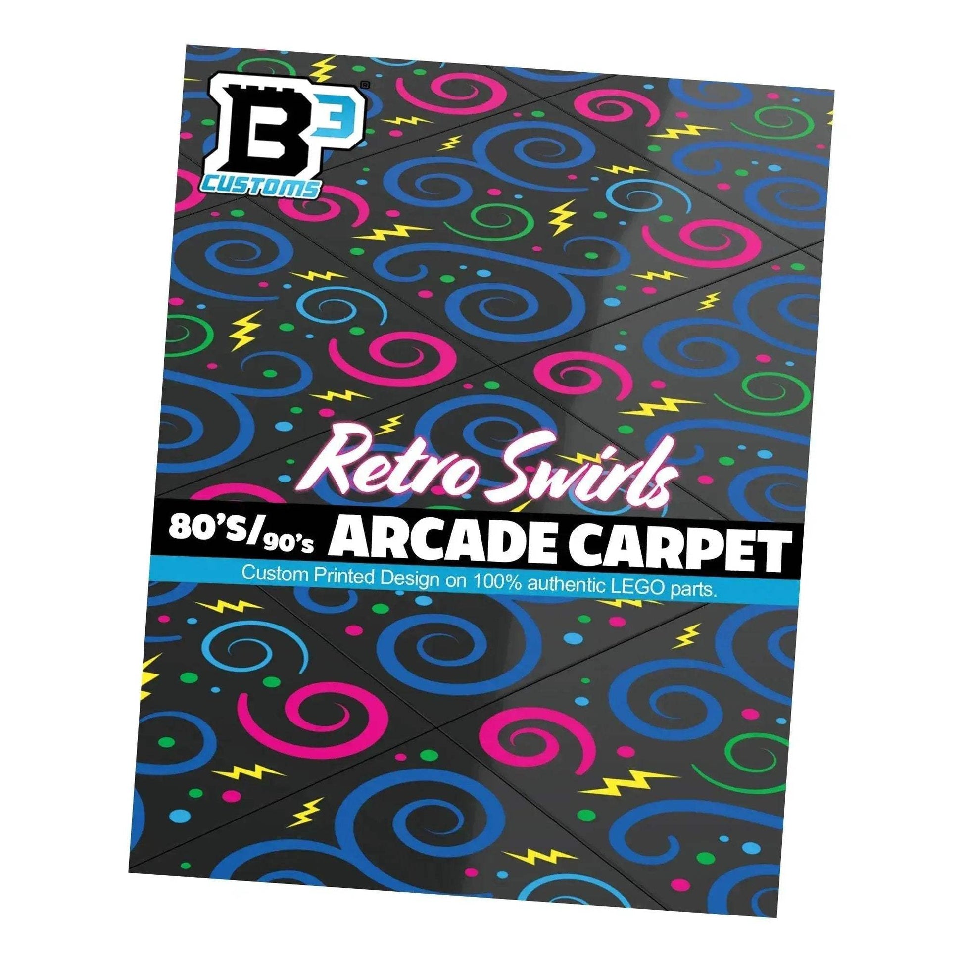 Premium Custom LEGO 6x6 Arcade Carpet Tiles Pack Of 10 - ToylandEU