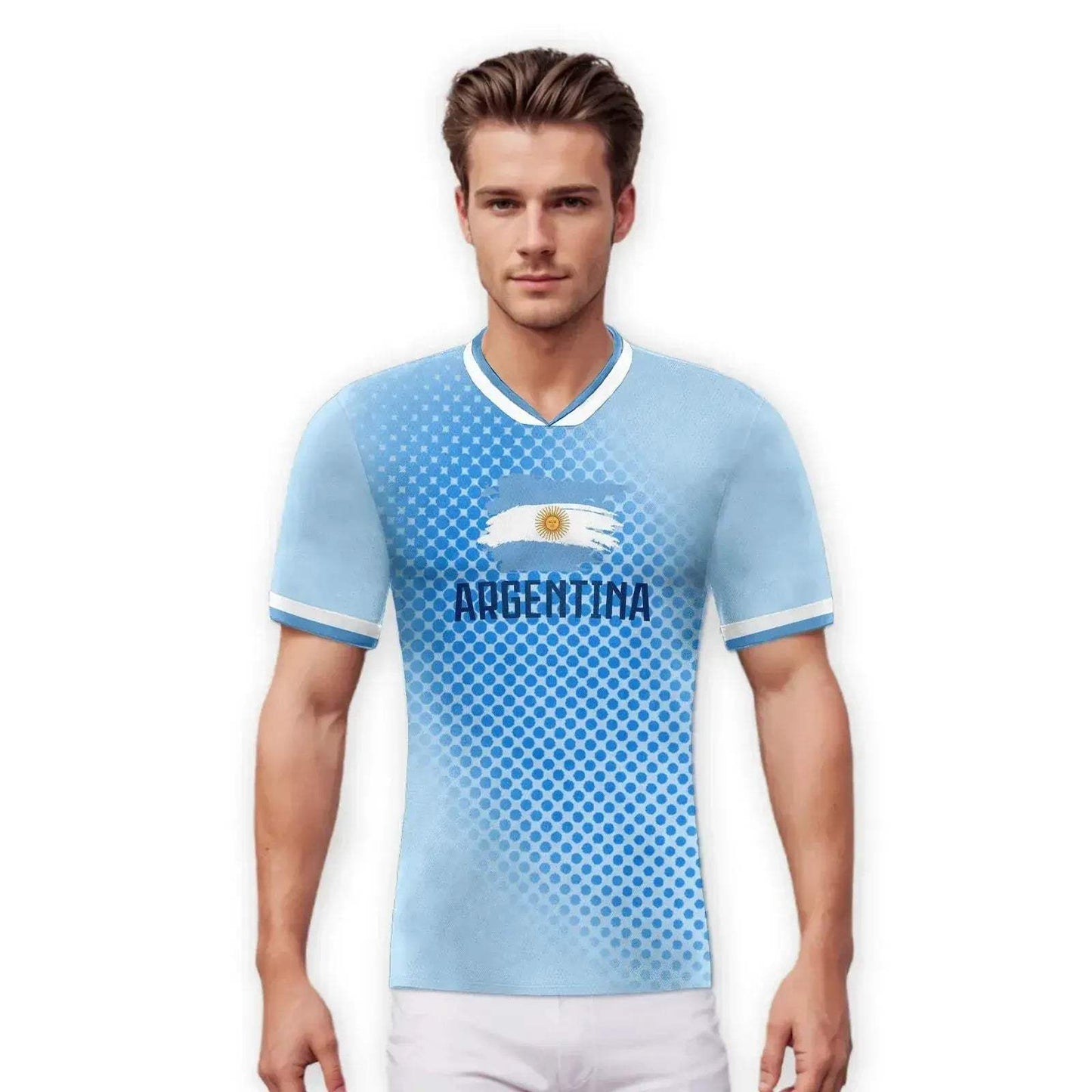 Custom Argentina Soccer Jersey With Personalized Name And Number - ToylandEU