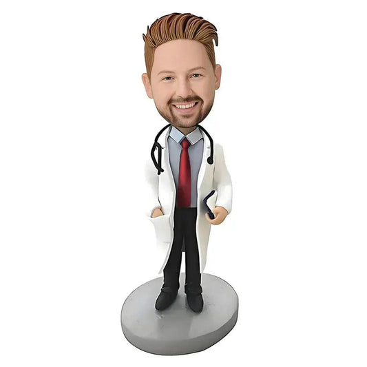  Custom Doctor Bobblehead With Stethoscope From Your Photos -  ToylandEU™