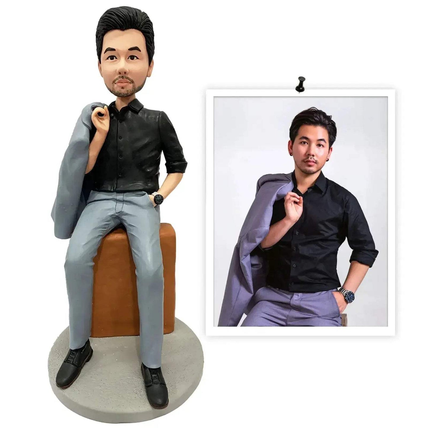 Custom Bobblehead Portraits Based On Your Photos Handcrafted Figurines - ToylandEU