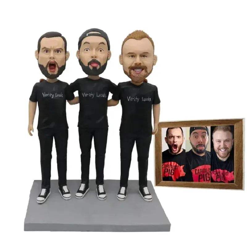 Custom Bobblehead Portraits Based On Your Photos Handcrafted Figurines - ToylandEU