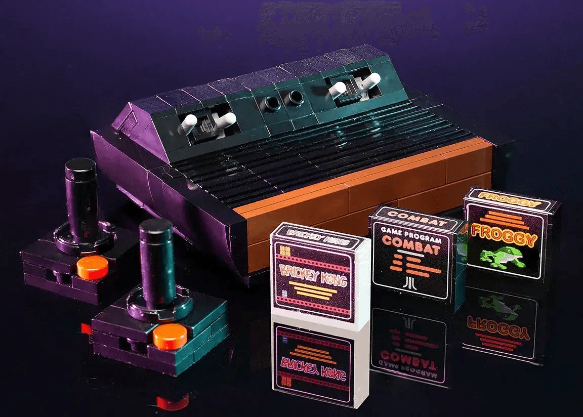 Authentic Lego Build Kit For Retro 1977 Video Game Console - ToylandEU
