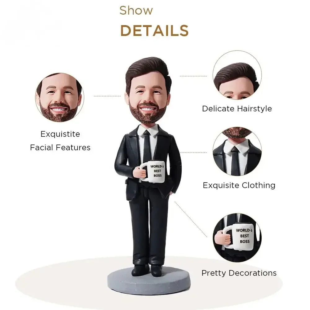 Custom Doctor Bobblehead Keepsake Gift Based On Your Photo - ToylandEU