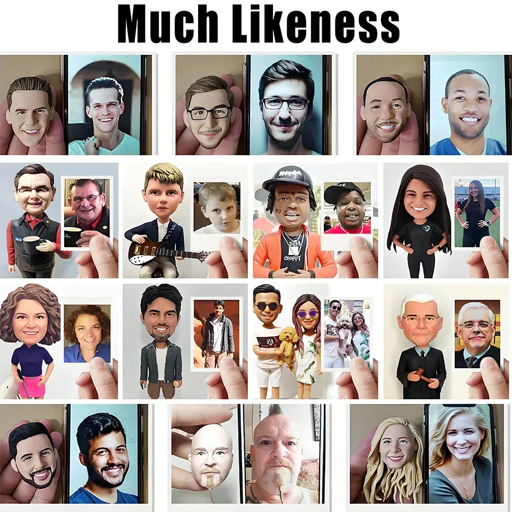 Custom Doctor Bobblehead With Stethoscope From Your Photos - ToylandEU