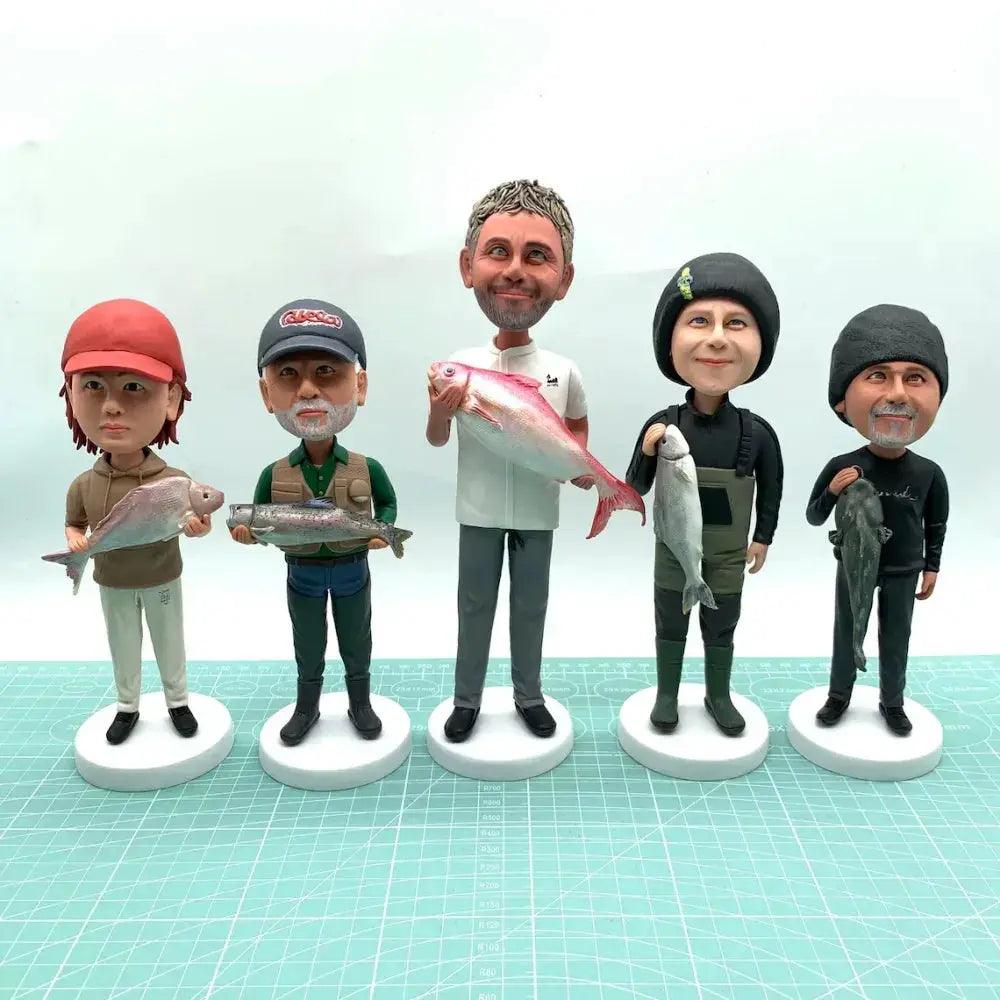  Custom Fisherman Bobblehead Gift for Fishing Lovers -  ToylandEU™