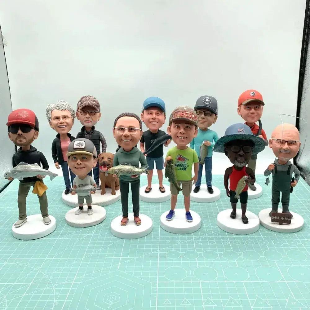  Custom Fisherman Bobblehead Gift for Fishing Lovers -  ToylandEU™