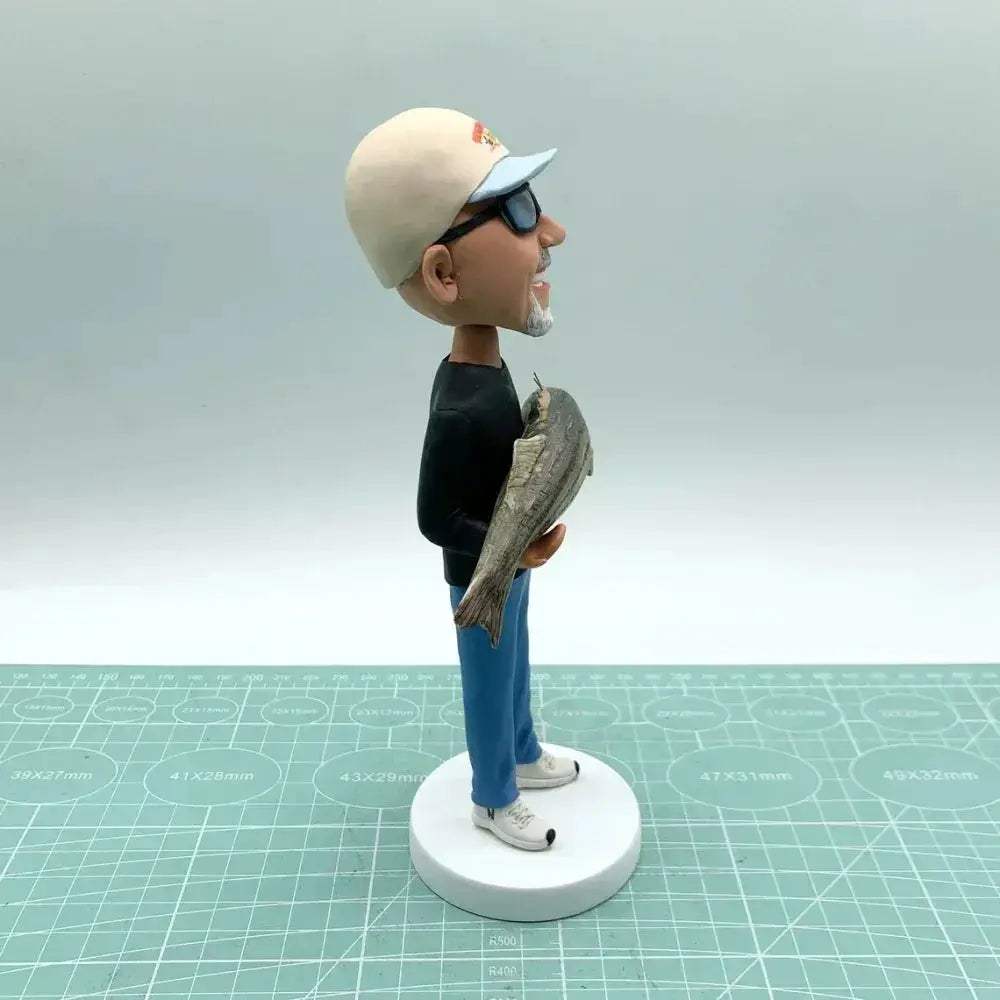  Custom Fisherman Bobblehead Gift for Fishing Lovers -  ToylandEU™