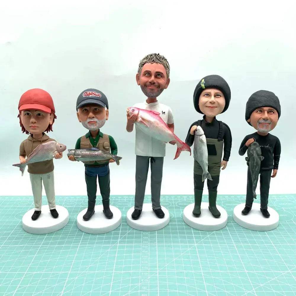  Custom Fisherman Bobblehead Gift for Fishing Lovers -  ToylandEU™