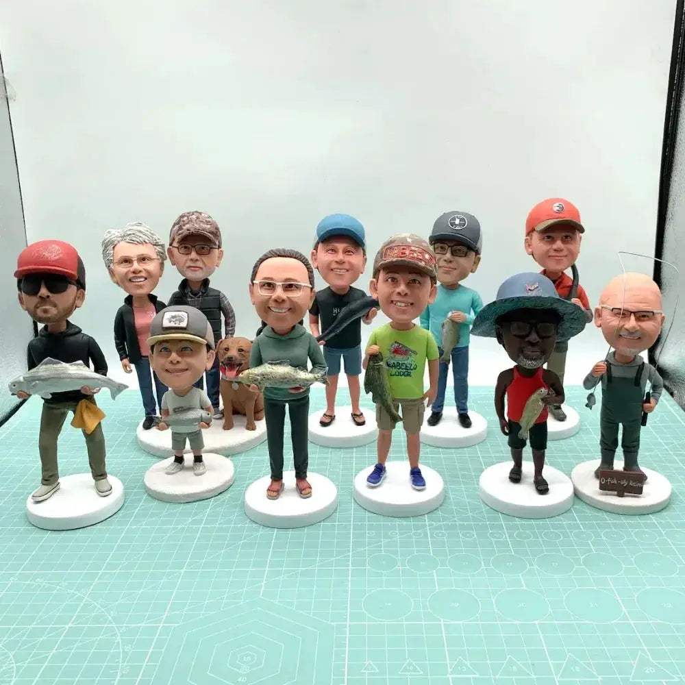  Custom Fisherman Bobblehead Gift for Fishing Lovers -  ToylandEU™