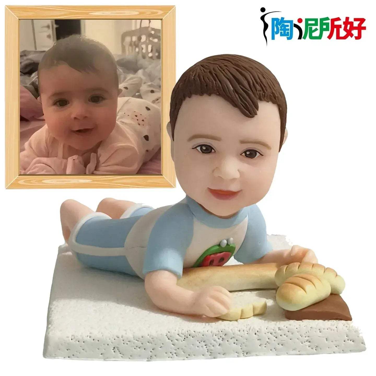 Custom Handmade Personalized Clay Bobblehead from Photo Gift - ToylandEU