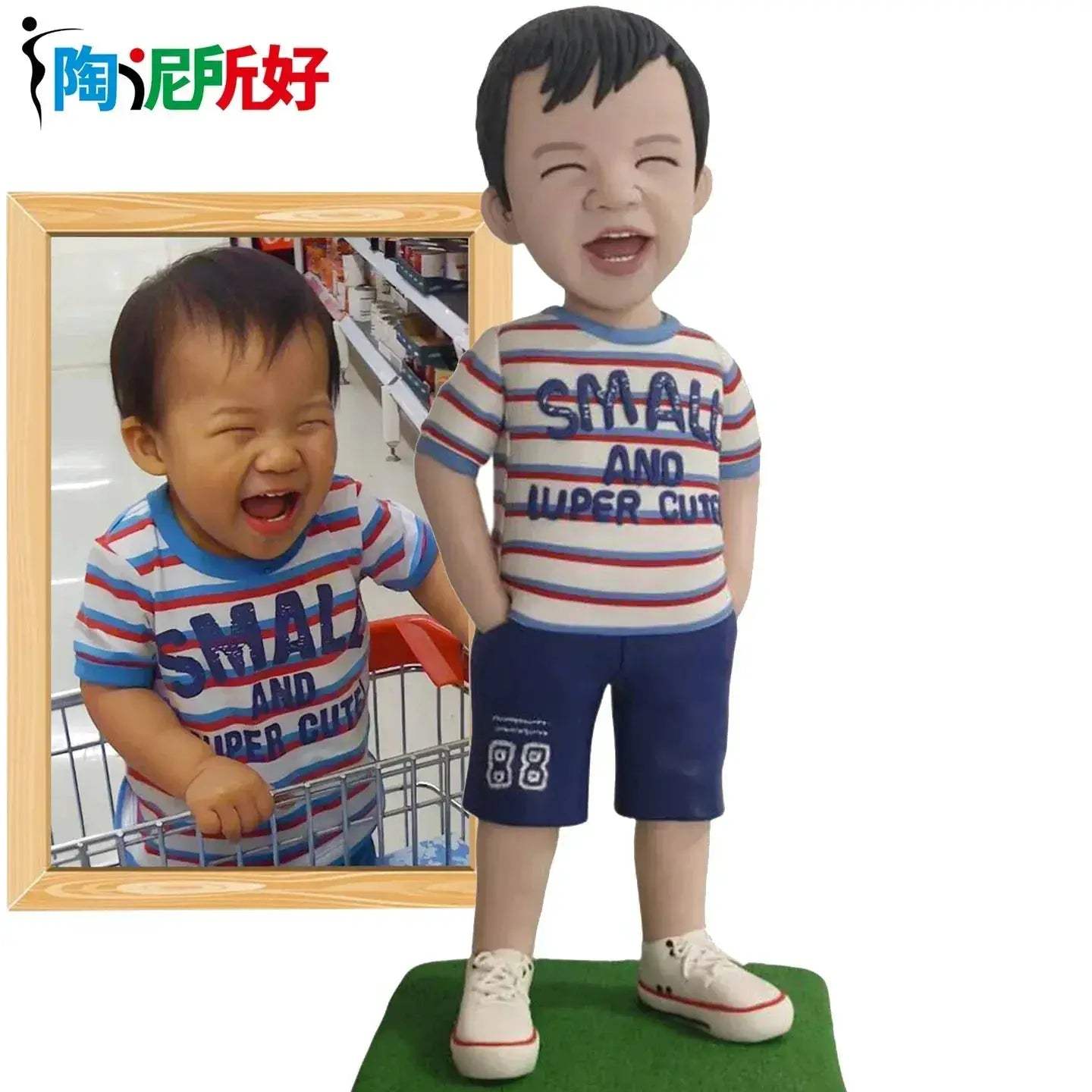 Custom Handmade Personalized Clay Bobblehead from Photo Gift - ToylandEU