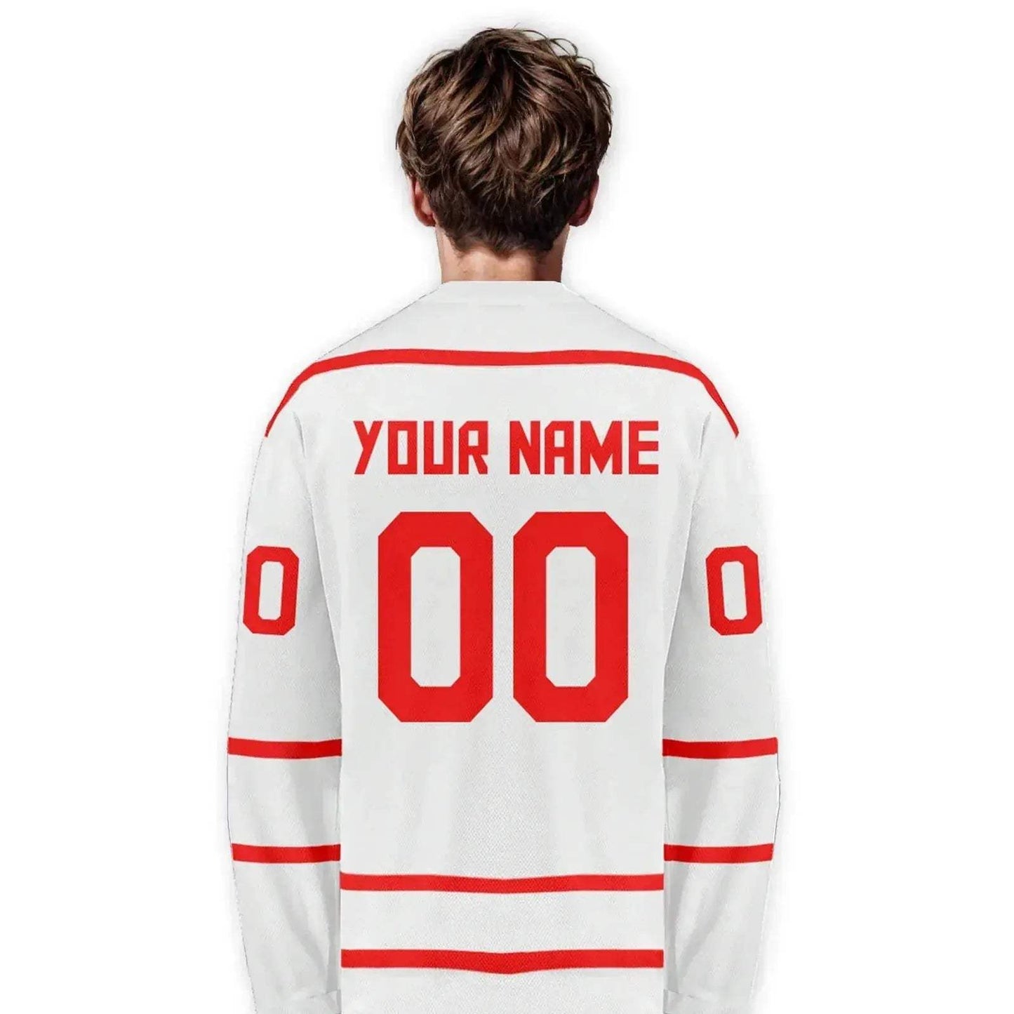 Custom Hockey Jersey Switzerland With Name And Number - ToylandEU