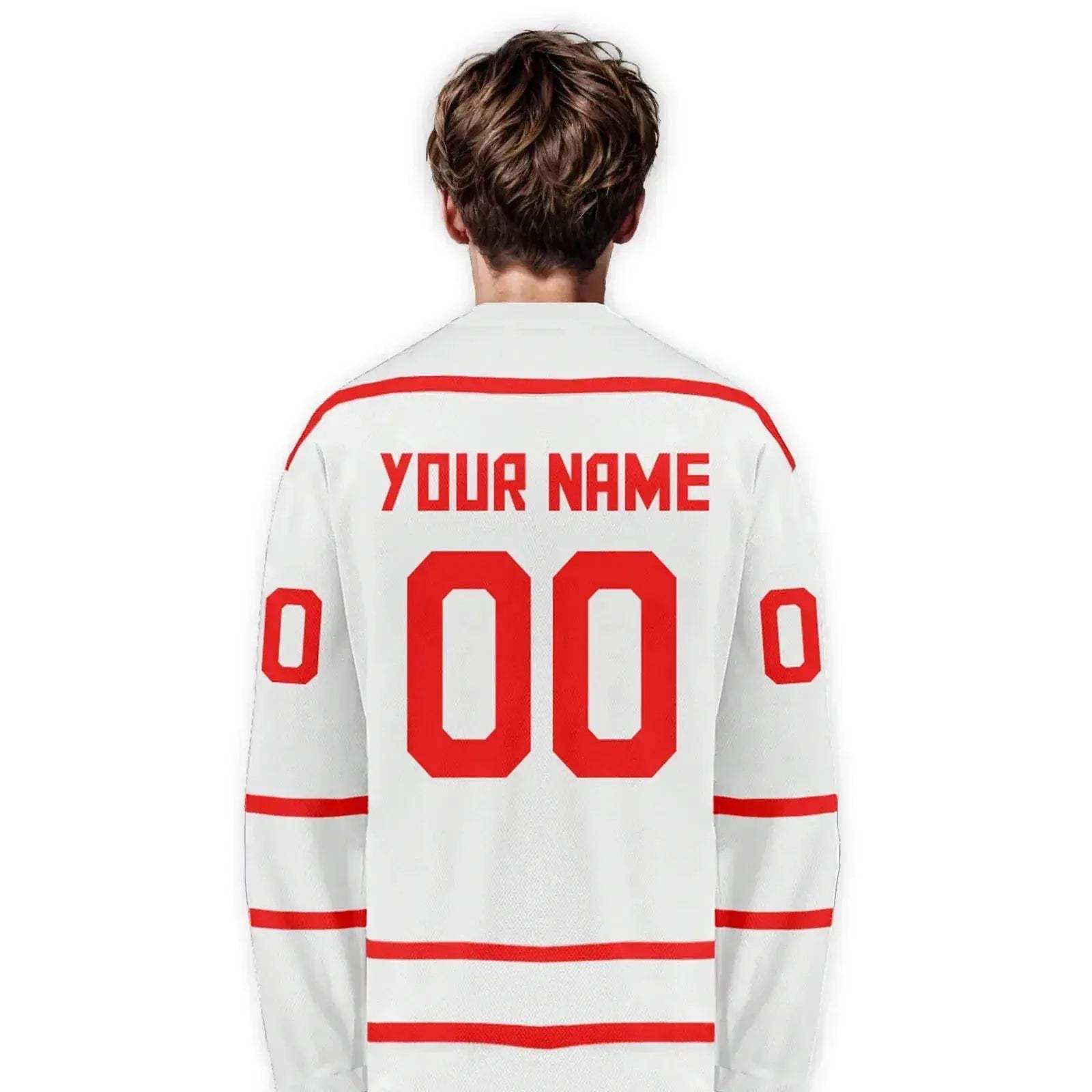 Custom Hockey Jersey Switzerland With Name And Number - ToylandEU