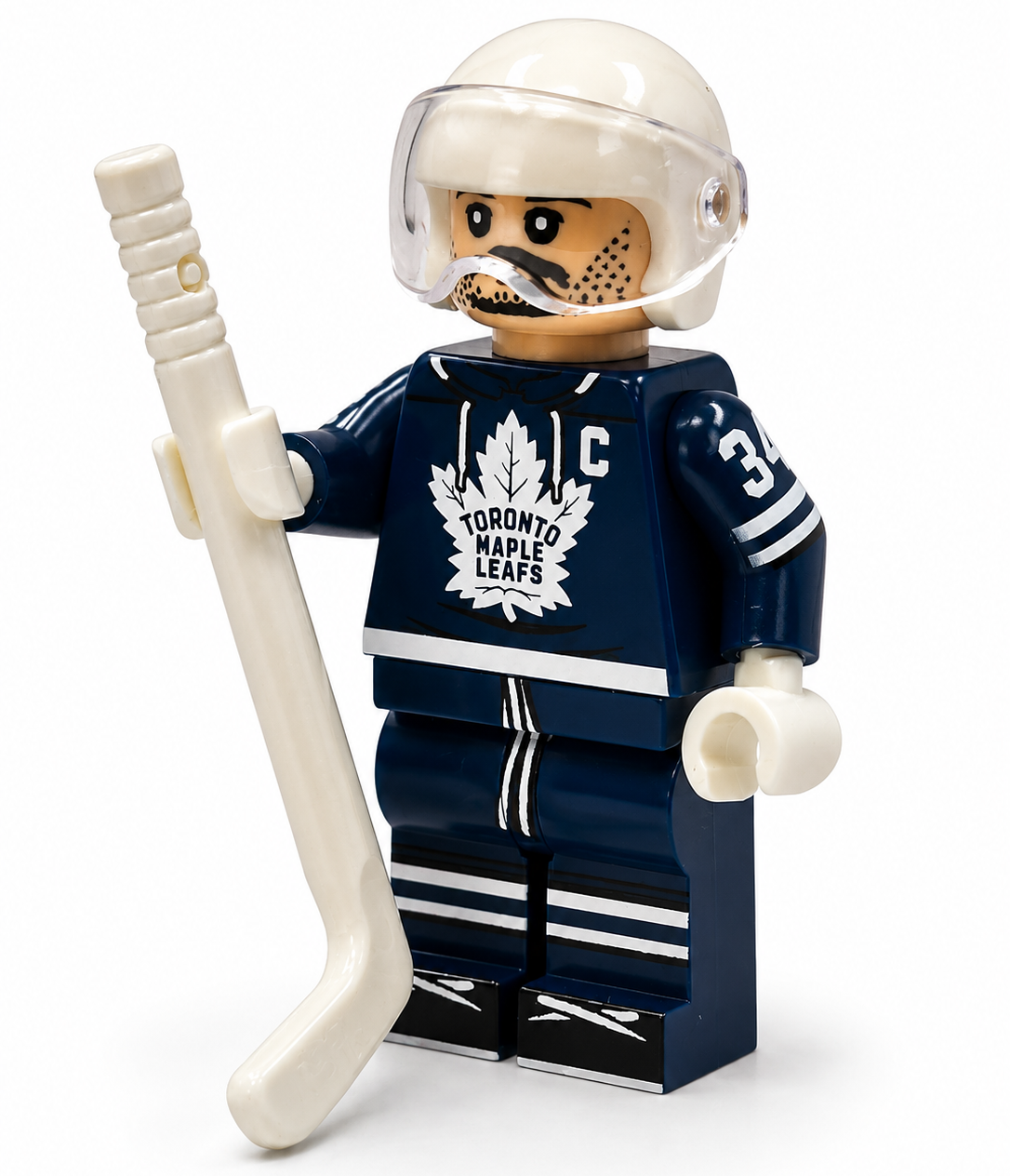 Custom Hockey Minifig | Toronto Jersey | Toylandeu™