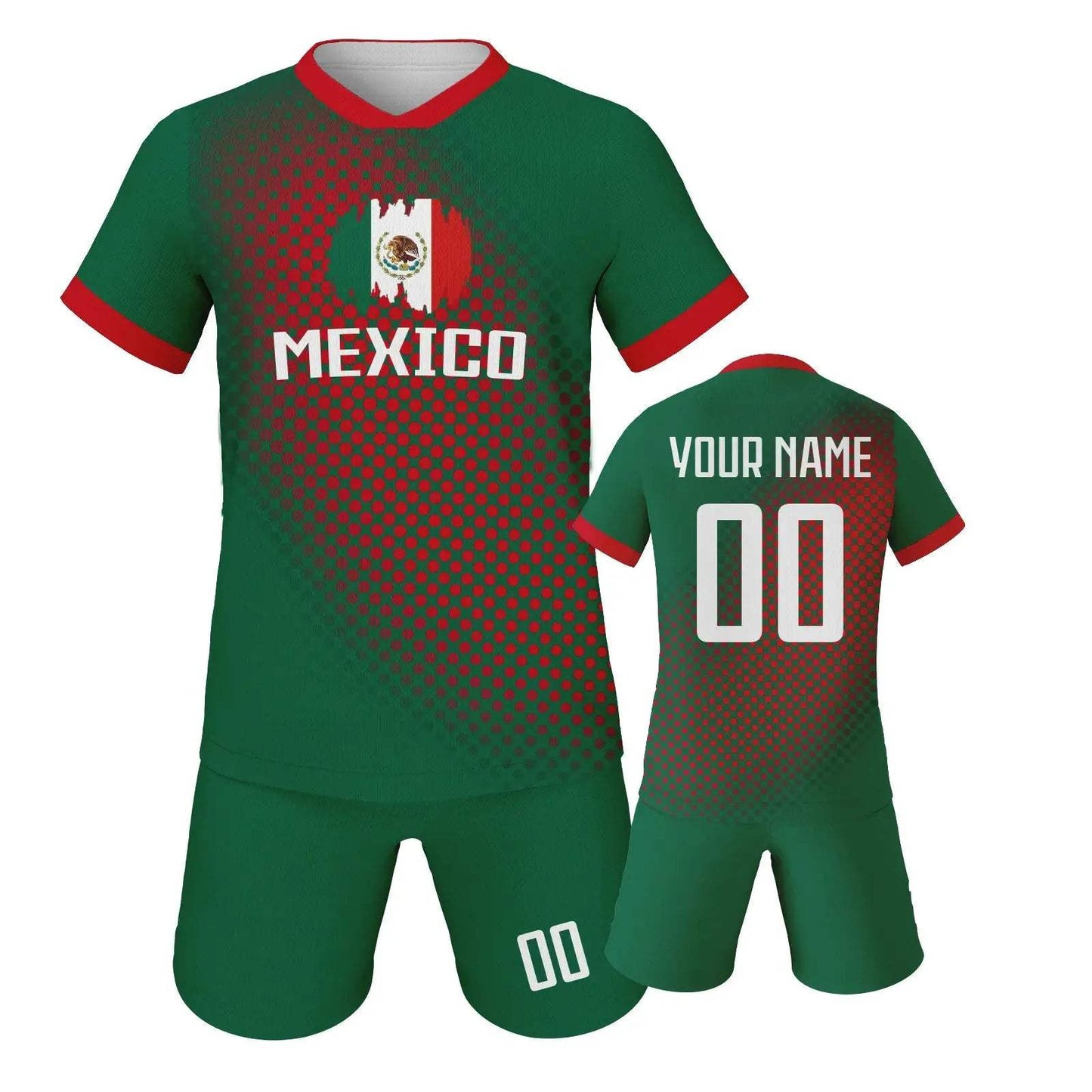  Custom Kids Soccer Jersey Kit Name And Number Fast -  ToylandEU™