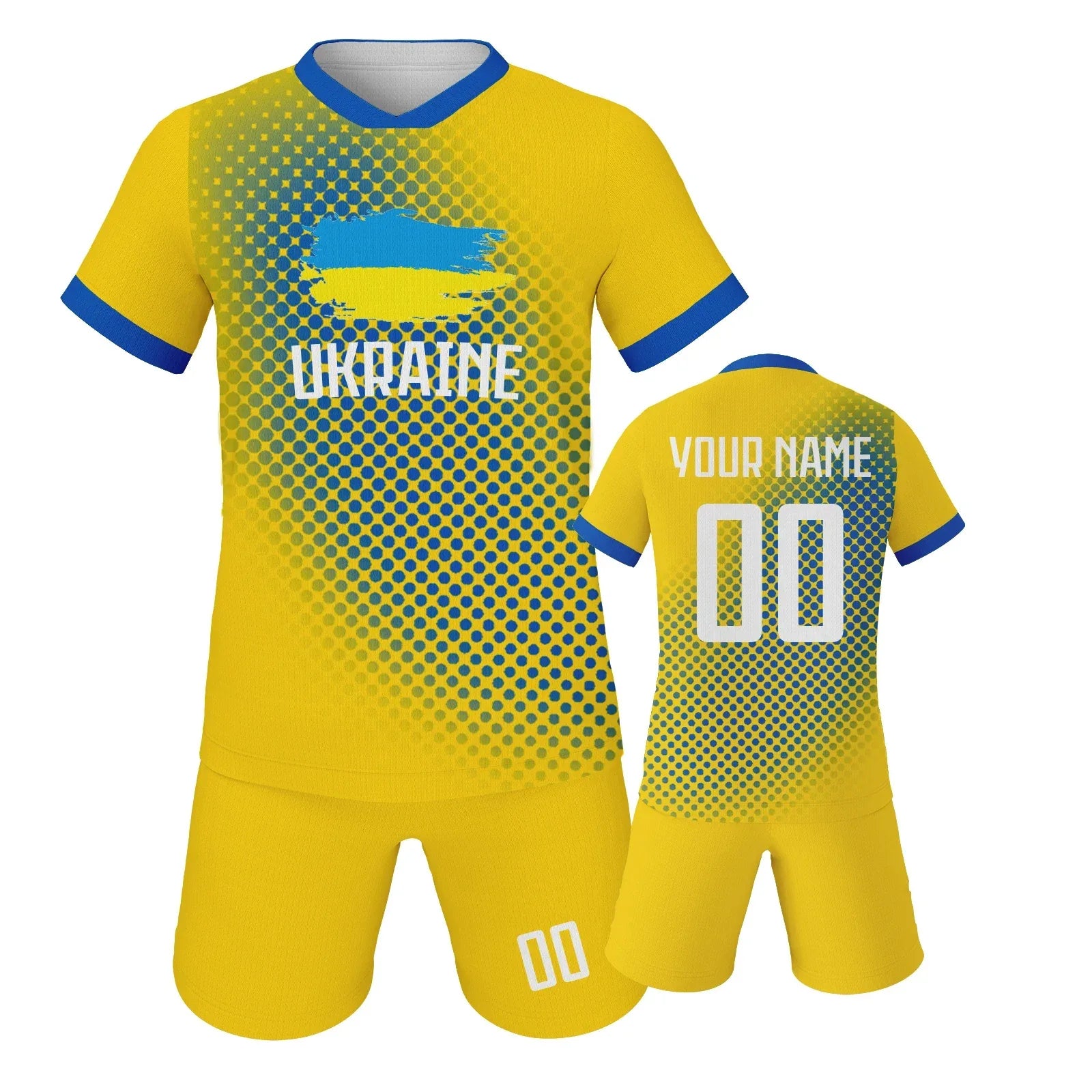 Custom Kids Soccer Jersey Personalized With Name And Number - ToylandEU