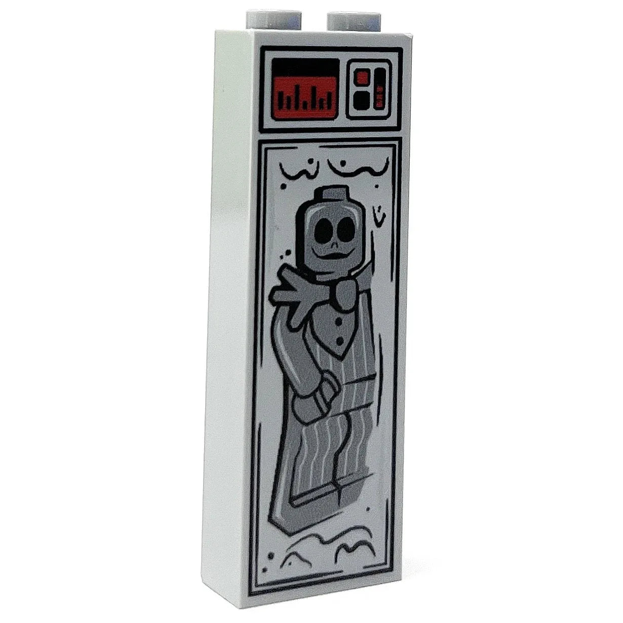 Custom LEGO Brick Bone Daddy Halloween Carbonite 1x2x5 Display - ToylandEU