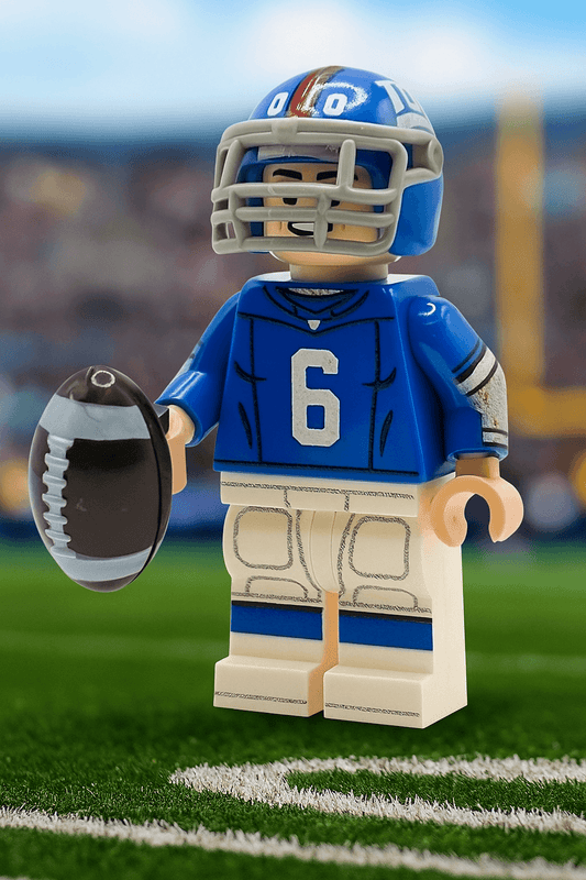 Custom LEGO Minifigure | NY Football QB | Toylandeu™