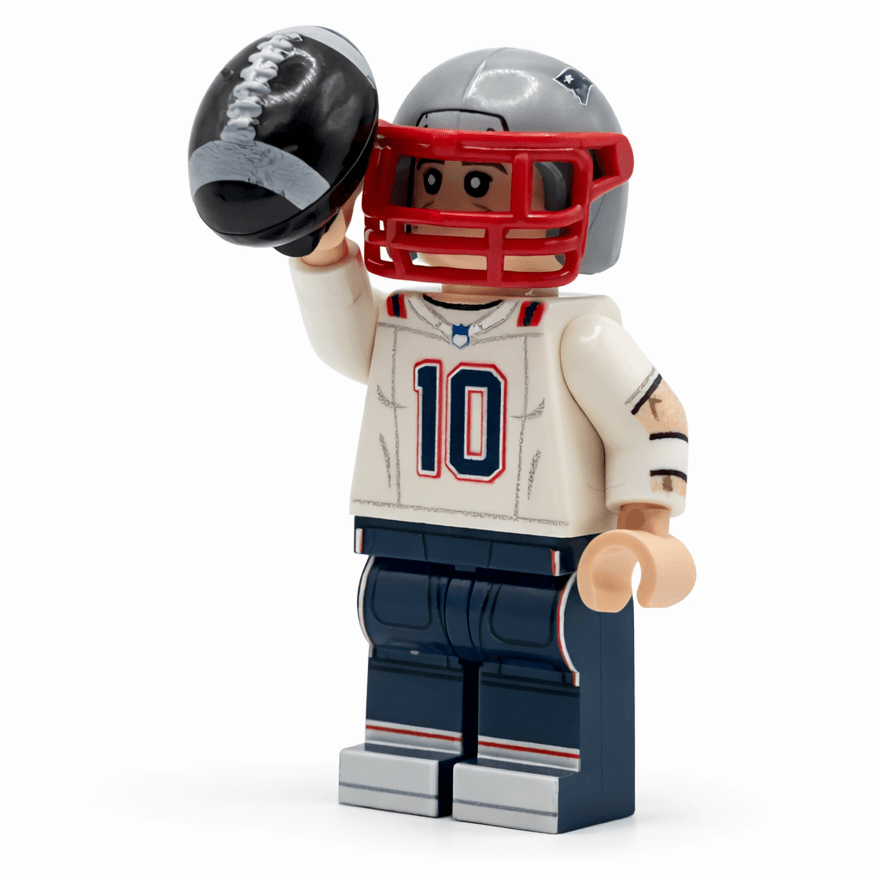 Custom LEGO Minifigure Patriots QB | Gear | Toylandeu™