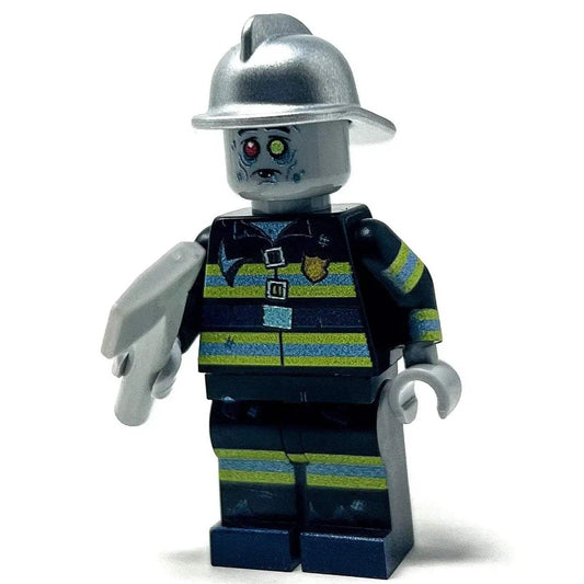  Custom LEGO Minifigure Zombie Firefighter Printed -  ToylandEU™