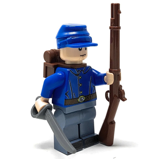 Custom LEGO Union Soldier Figure With Authentic Parts Sealed New Collector Edition - ToylandEU