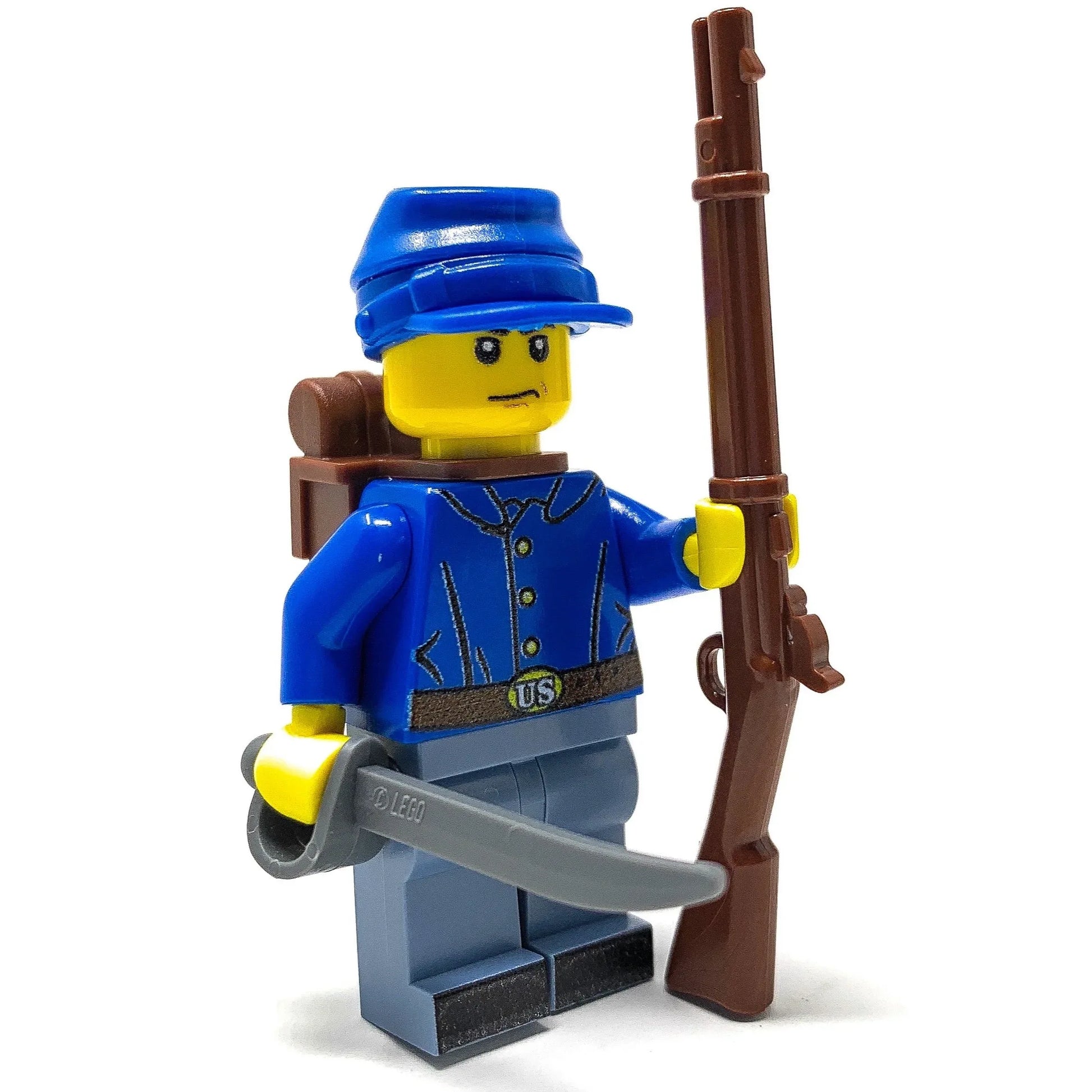 Custom LEGO Union Soldier Figure With Authentic Parts Sealed New Collector Edition - ToylandEU