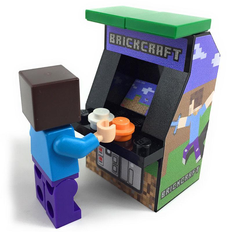 Custom Lego Arcade Machine With Authentic Brickcraft Decals - ToylandEU