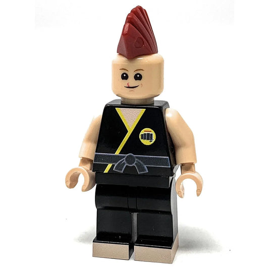 Custom Lego Figure Mohawk Kid Kobrick Kai Elite Print, New, Authentic Parts, Standard Figure - ToylandEU