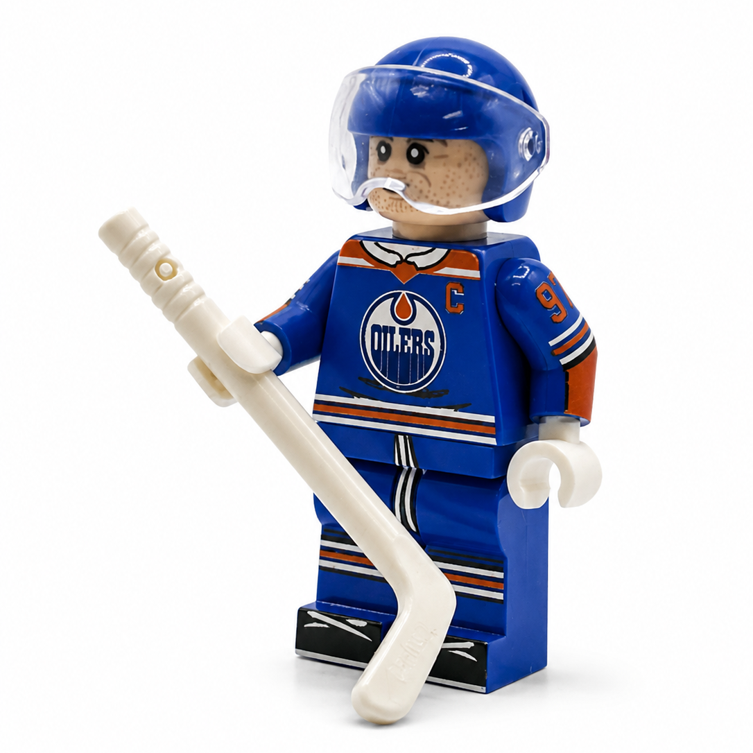 Custom Lego Minifigure | Edmonton 97 Hockey | Toylandeu™