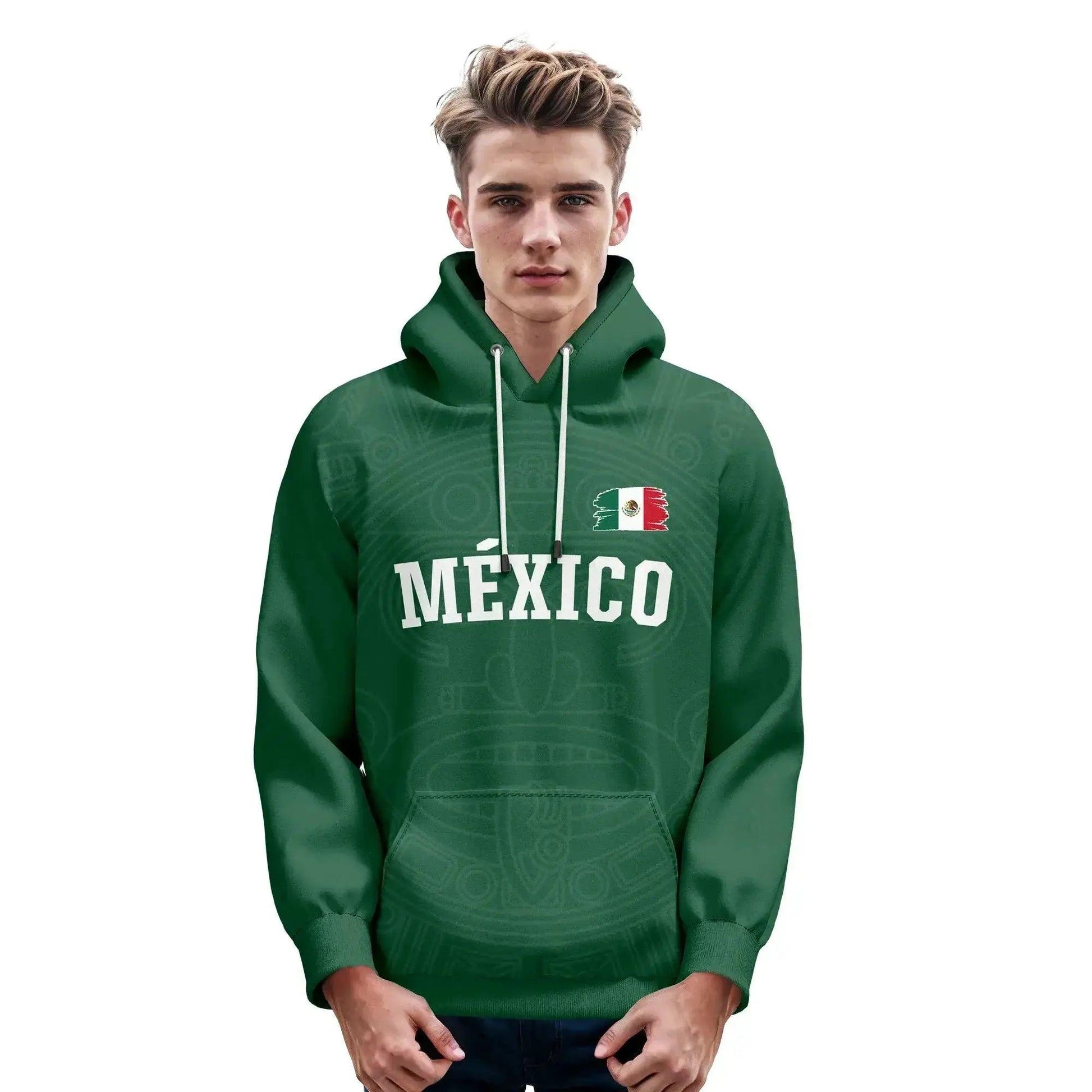  Custom Mexico Basketball Hoodie With Personalized Name And Number Unisex Pullover Hoodie Patriot Flag -  ToylandEU™