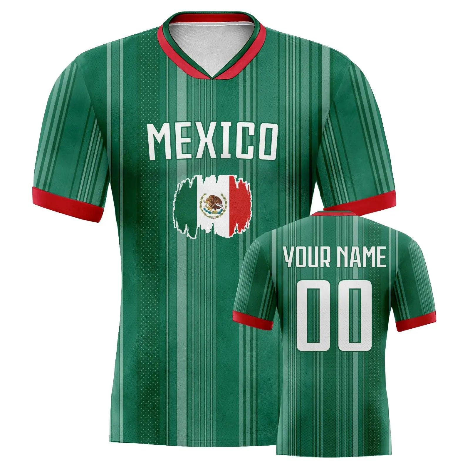  Custom Mexico Soccer Jersey With Name And Number Fans -  ToylandEU™